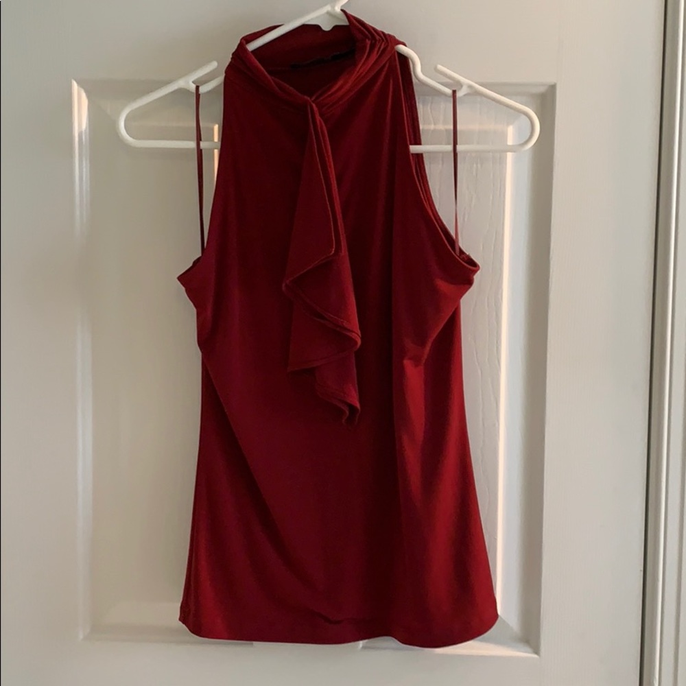 Red Limited halter top